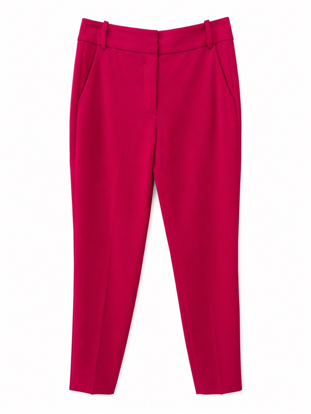 Judith & Charles Fuchsia Pink Tailored Ankle Pants Sz 4 Made in Canada Luxury